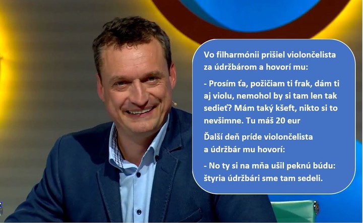 Inkognito - Vtip Marcel Forgáča o údržbárovi